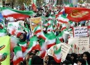راهپیمایی مردم تبریز در یوم الله ۱۳ آبان